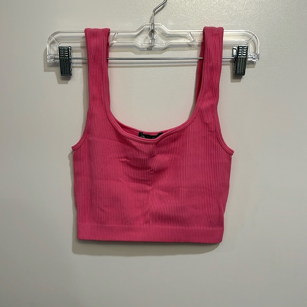 Zara crop top xs-s